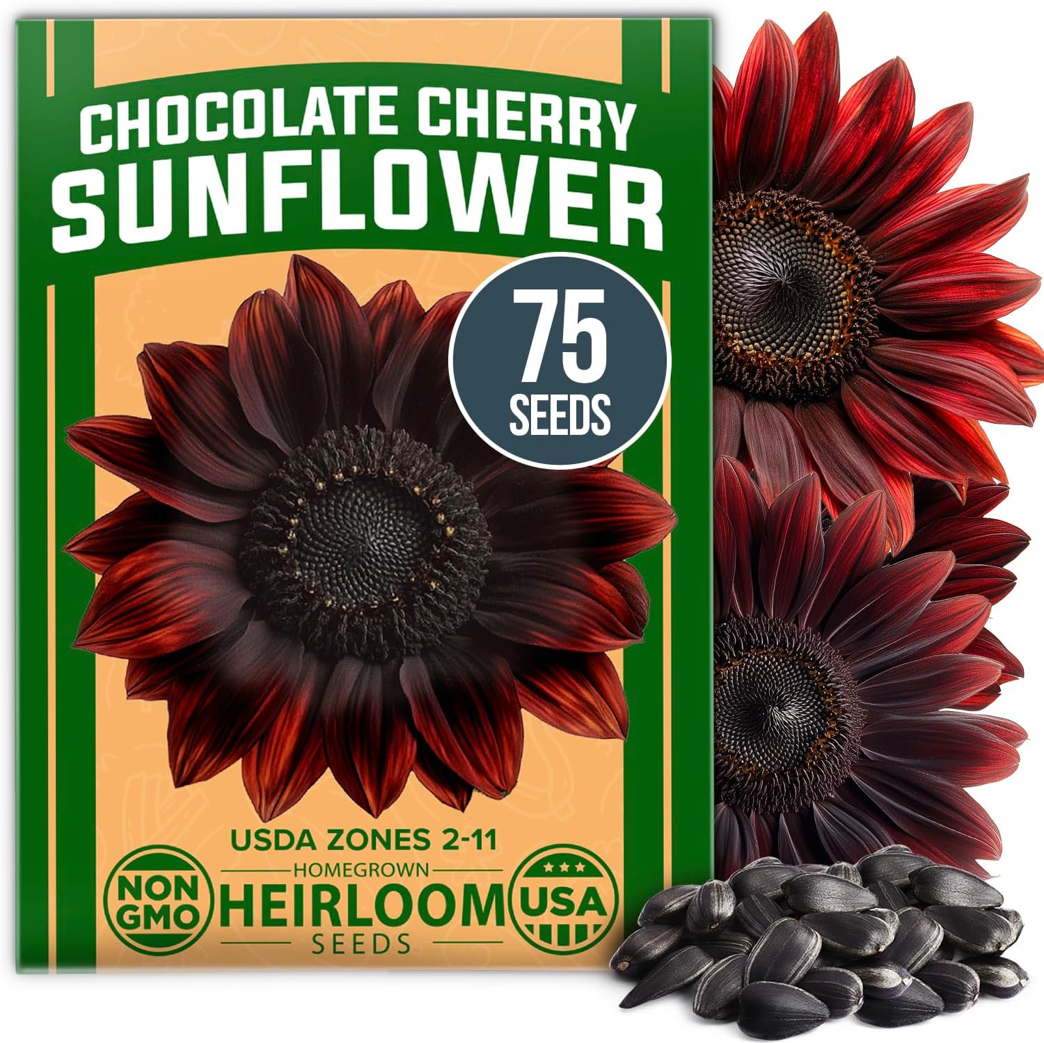 HOME GROWN Zinnia Dahlia Flower Seeds