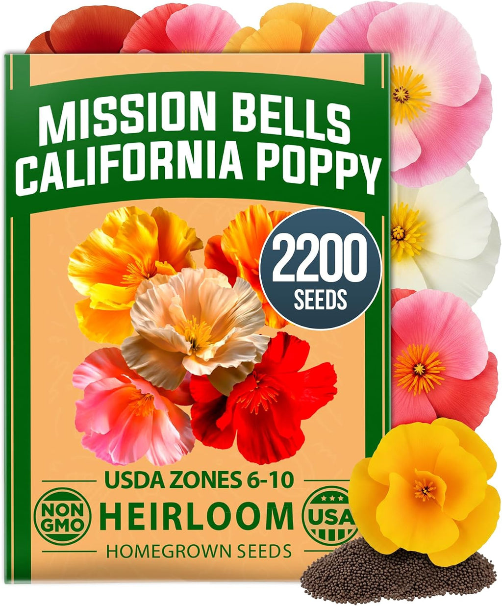 HOME GROWN Zinnia Dahlia Flower Seeds