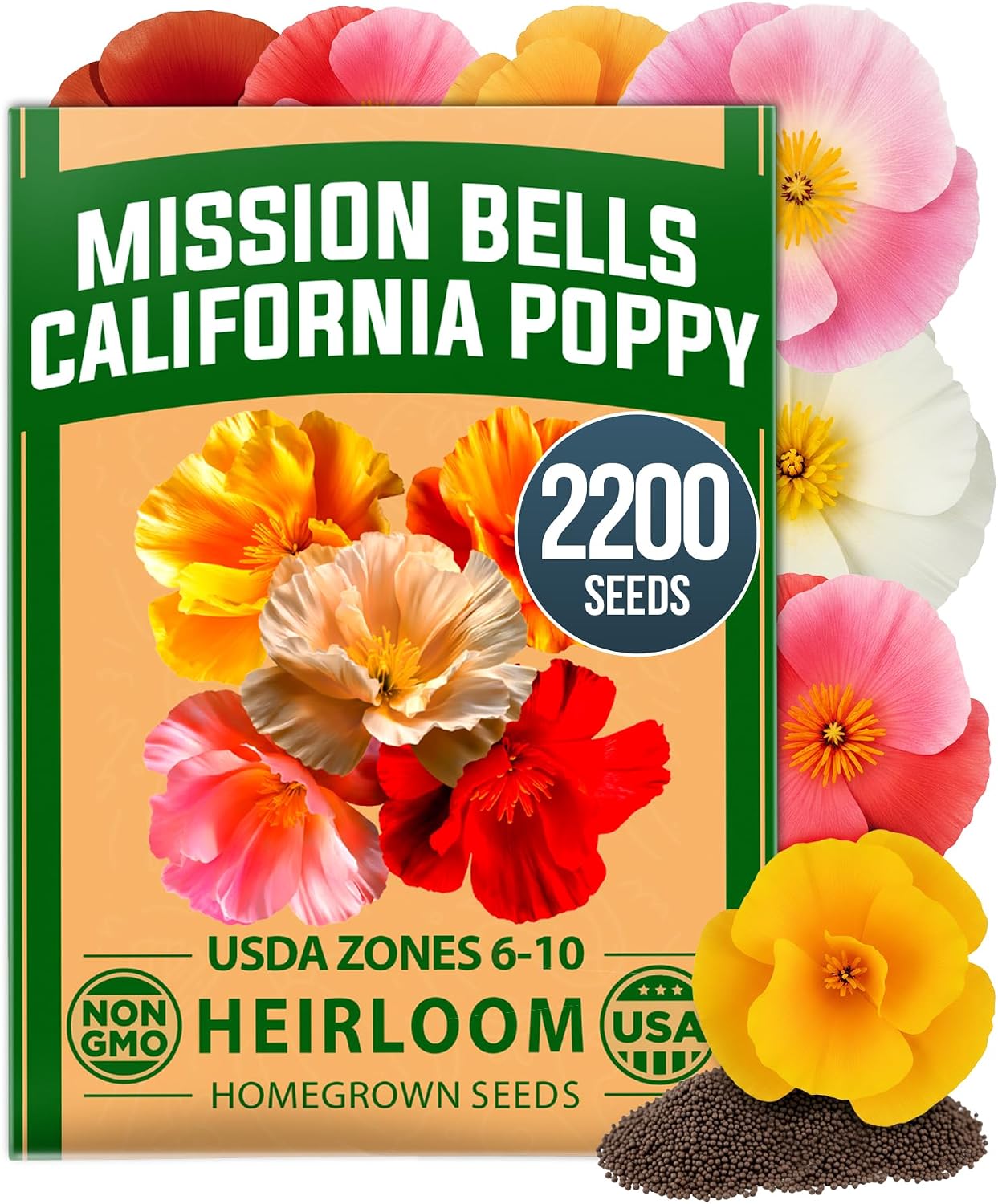 HOME GROWN Zinnia Dahlia Flower Seeds